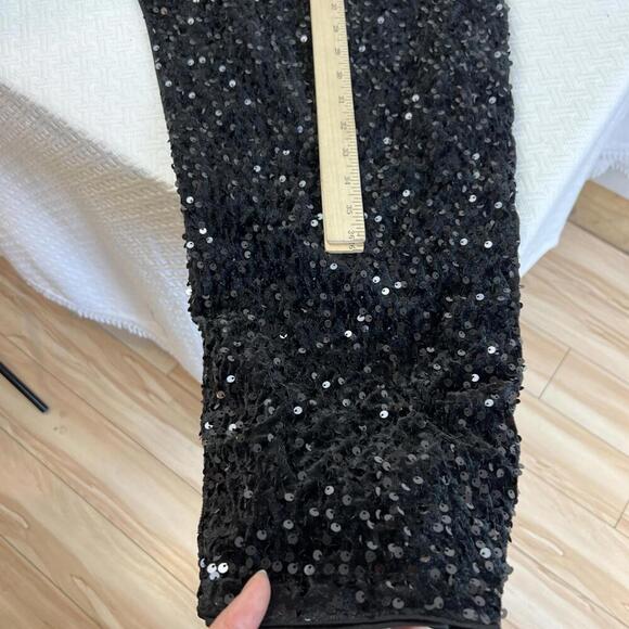 Brand New Shein Women Small 4 Black Sequin Strapless Eveningwear Slip Dress Gown - Picture 13 of 14